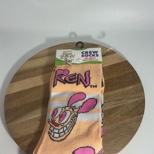 Ren & Stimpy Crew Socks - Men’s Size 6-12
